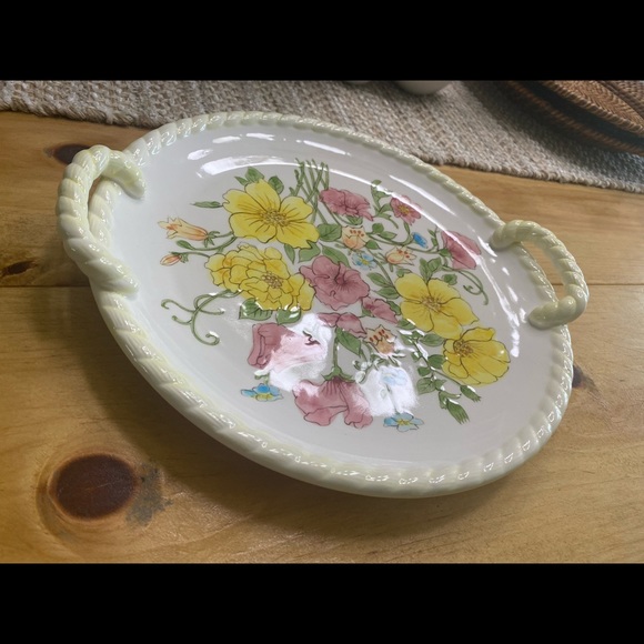 Vintage Lefton cake plate - Picture 2 of 10